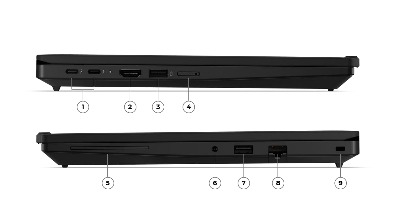 Schnittstellen Lenovo ThinkPad T14 Gen 7 AMD
