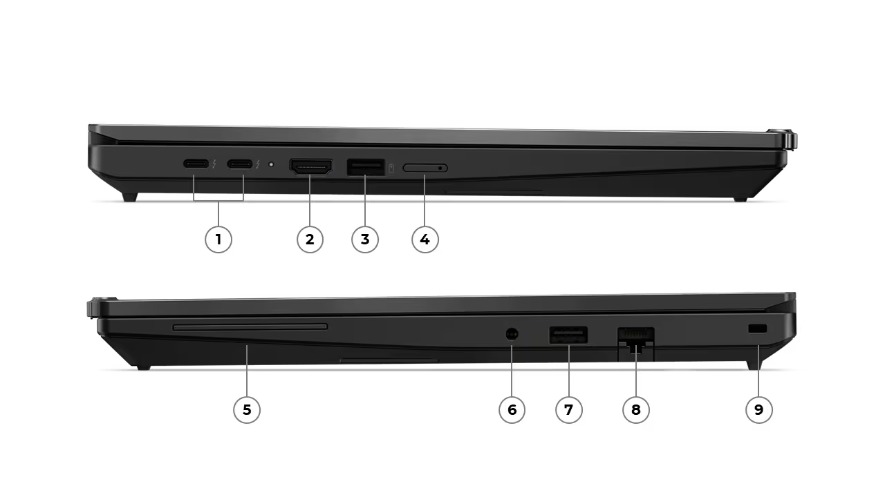 Welche Schnittstellen hat ein Lenovo Thinkpad T16 Gen 5