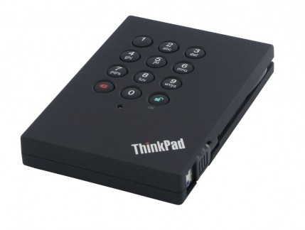 ThinkPad USB 3.0 Portable Secure 1TB Hard Drive 0A65621