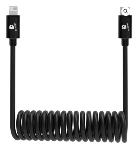 DEQSTER Spiral Kabel USB C Lightning 50-744551