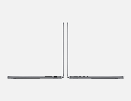 Apple MacBook Pro 14 (2023) M3 8-Core CPU, 1 TB SSD, 8 GB RAM, space grau MTL83D/A