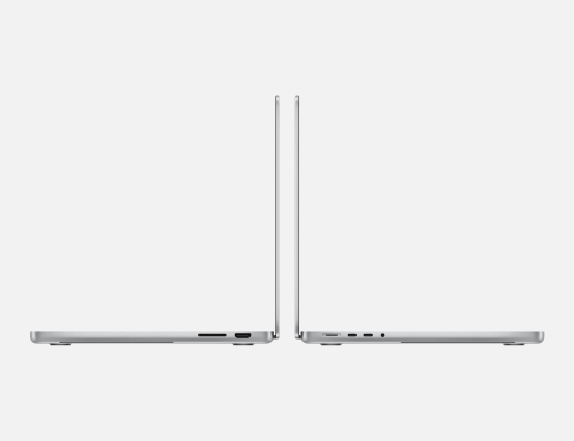 Apple MacBook Pro 14 (2023) M3 Max Chip mit 16‑Core CPU, 40‑Core GPU, 1 TB SSD, 48 GB RAM, silber Z1AZ-GR09