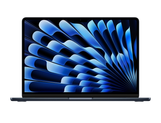 MacBook Air 15,3 M3 2024 Chip mit 8‑Core CPU, 10‑Core GPU und 16‑Core Neural Engine, MIDNIGHT 256 GB SSD MRYU3D/A