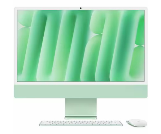 iMac 24 Apple M4 Chip 10-Core CPU / 10-Core GPU / 16 GB RAM, 256GB SSD, 4.5K Retina Display, Grün