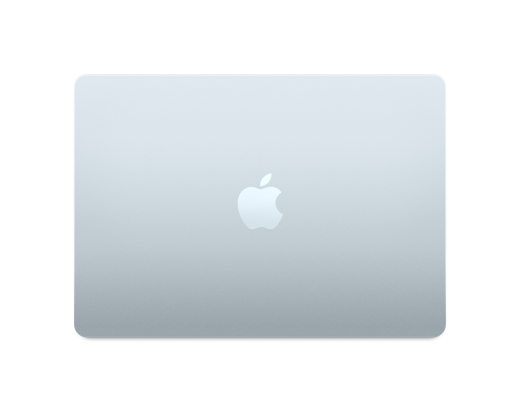 MacBook Air 13,6" M4 2025 Chip mit 10‑Core CPU, 10‑Core GPU und 16‑Core Neural Engine, Himmelblau 512 GB SSD