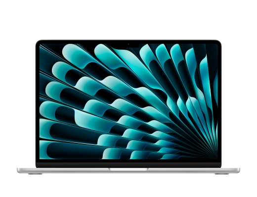 MacBook Air 13,6" M4 2025 Chip mit 10‑Core CPU, 10‑Core GPU und 16‑Core Neural Engine, Silver, 512 GB SSD