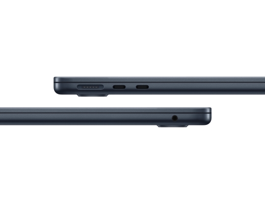 MacBook Air 13,6" M4 2025 Chip mit 10‑Core CPU, 10‑Core GPU und 16‑Core Neural Engine, Midnight, 256 GB SSD