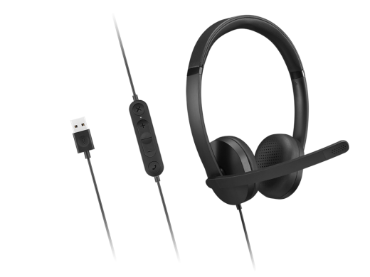 Lenovo USB-A Wired Stereo Headset Gen 2 4XD1P83425