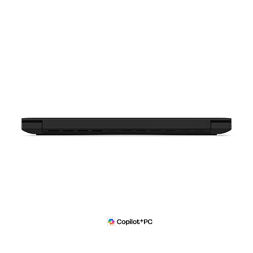 Rückansicht des Lenovo ThinkPad T14 G7 Intel 21WN009XGE mit schlankem Profil und robuster ThinkPad Konstruktion.
