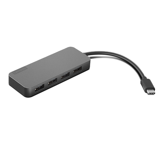 Lenovo USB-C to 4 Port USB-A Hub 4X90X21427