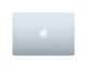 MacBook Air 13,6" M4 2025 Chip mit 10‑Core CPU, 8‑Core GPU und 16‑Core Neural Engine, Himmelblau 256 GB SSD