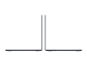 MacBook Air 13,6" M4 2025 Chip mit 10‑Core CPU, 10‑Core GPU und 16‑Core Neural Engine, Midnight, 256 GB SSD