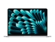 MacBook Air 15" M4 2025 Chip mit 10‑Core CPU, 10‑Core GPU und 16‑Core Neural Engine, Silber 256 GB SSD