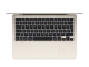 MacBook Air 15" M4 2025 Chip mit 10‑Core CPU, 10‑Core GPU und 16‑Core Neural Engine, Starlight 256 GB SSD