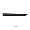 Rechte Seitenansicht des Lenovo ThinkPad T14 G7 Intel 21WN009XGE mit seitlichen Anschlüssen und flachem Gehäusedesign.