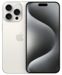 Apple iPhone 15 Pro Max 256 GB, Titan weiß, MU783ZD/A