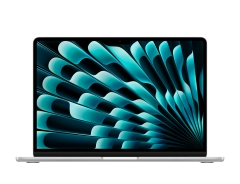 MacBook Air 13,6" M4 2025 Chip mit 10‑Core CPU, 10‑Core GPU und 16‑Core Neural Engine, Silver 512 GB SSD