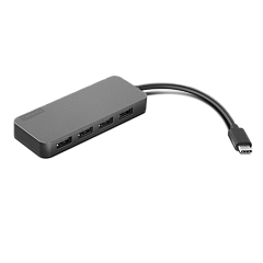Lenovo USB-C to 4 Port USB-A Hub 4X90X21427
